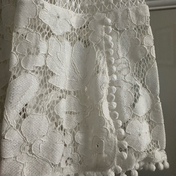 Vince Camuto 3/4 Sleeve White Lace Dress - Picture 5 of 8